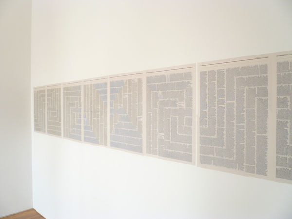 Greeking 2009 site-specific collage dimensions variable